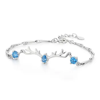 KADER S999 Bracelets Women's Two Tone Sparkling Galaxy