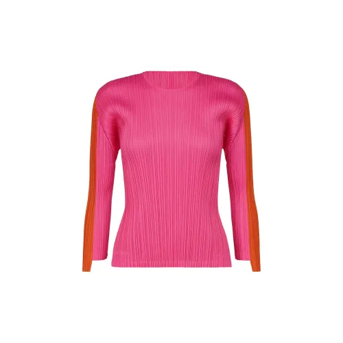 PLEATS PLEASE ISSEY MIYAKE T-Shirts Women's Bright Pink