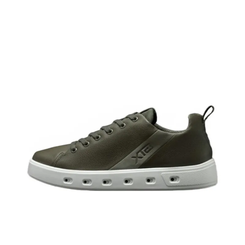 Ecco Street 720 Series Stylish Skateboarding Shoes Men's Army Green-0