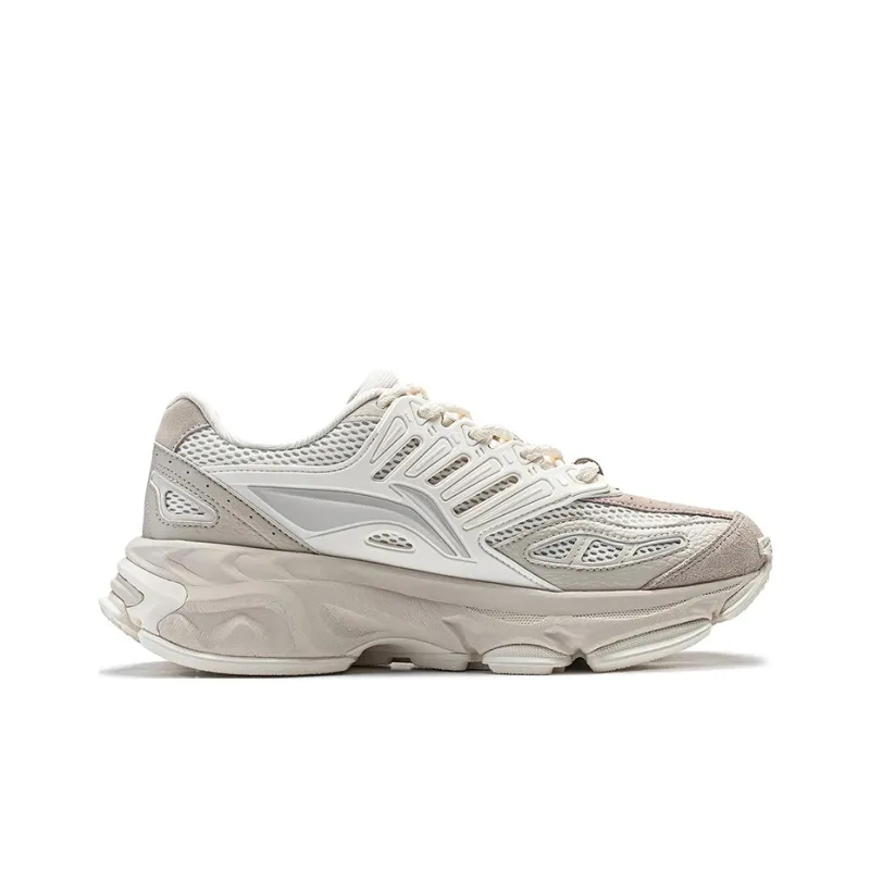 LiNing Twenty Mountains Cushioning, Slip Resistant, And Abrasion Resistant Low Top Casual Shoes Men's Moonlight Gray-1