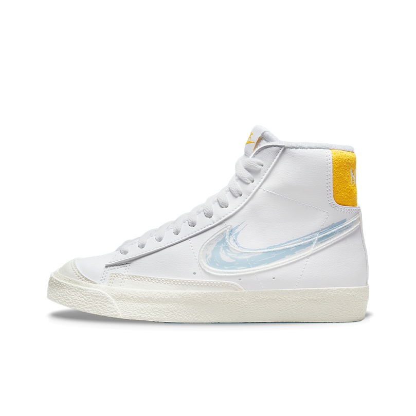 nike blazer yellow swoosh