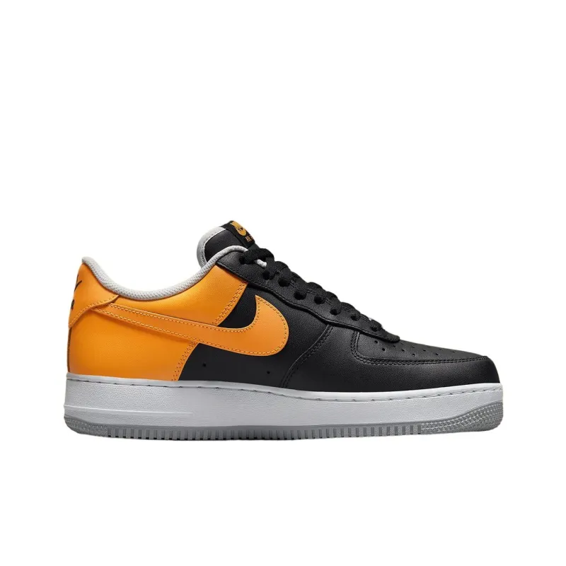 Nike Air Force 1 Low '07 Black Kumquat Light Smoke Grey-1