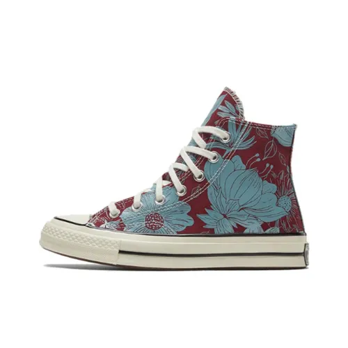 Converse Chuck Taylor All Star Canvas Shoes Women's High-Top Red/Blue