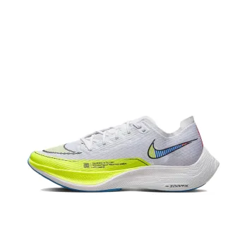 Nike ZoomX Vaporfly Next% 2 White Volt Racer Blue