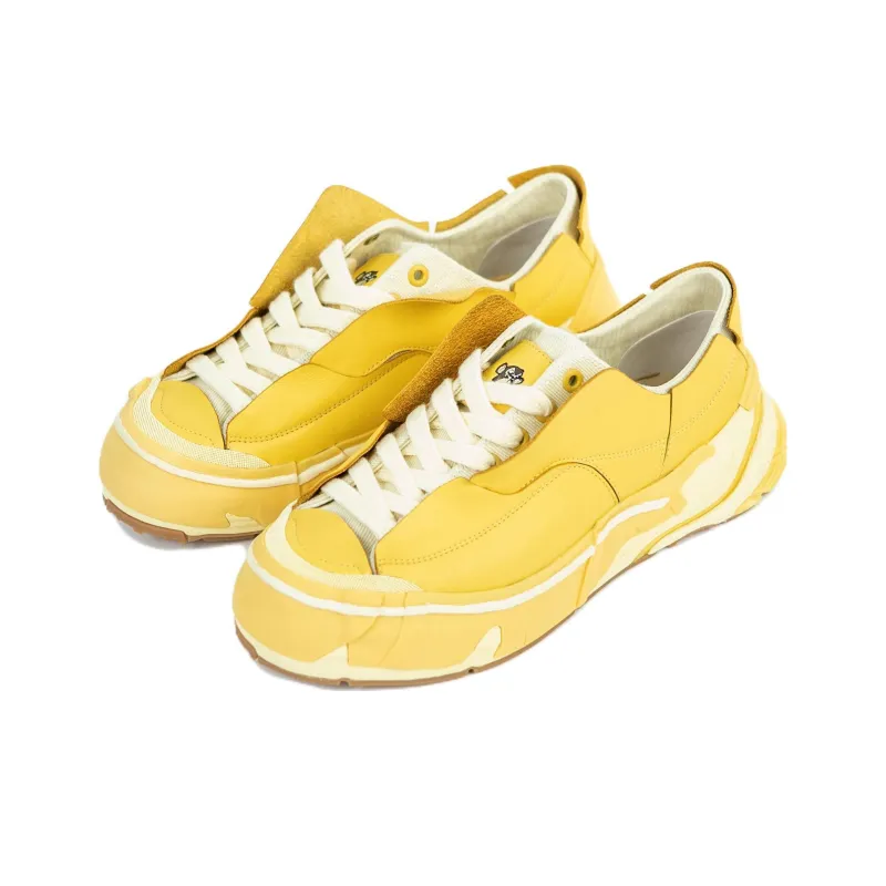 LiNing Wuji Skateboard Shoes Women's Low Top Yellow-2