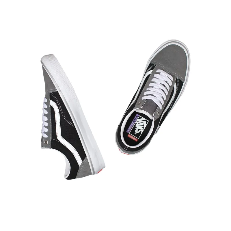 Vans Old Skool Reflective Skate 'Gray Black'-2