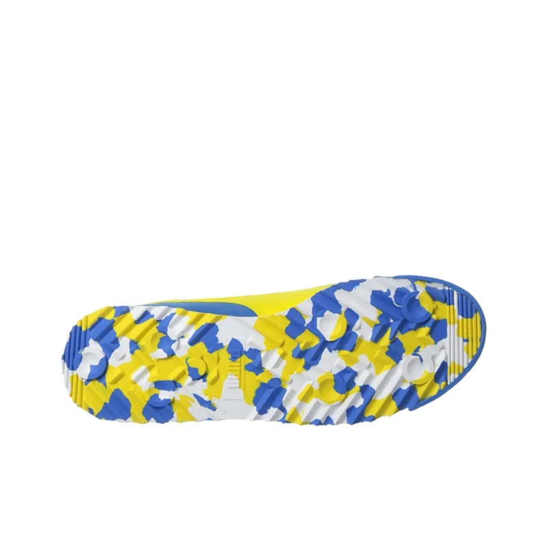 PUMA Roma Training Shoes Men Low-Top Blue/Yellow-4