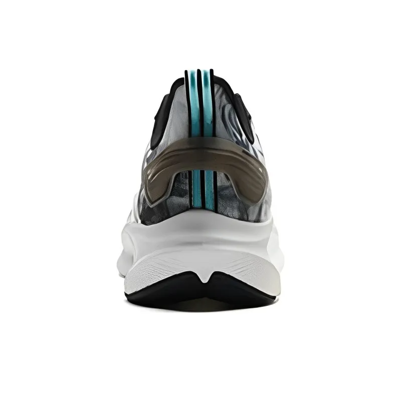 XTEP Qing Feng 6.0 Durable Breathable Low Top Running Shoes Men's White Black-3