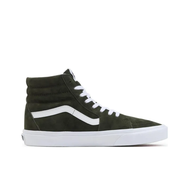 Vans SK8 HI Zamszowe Pig Suede Green-1