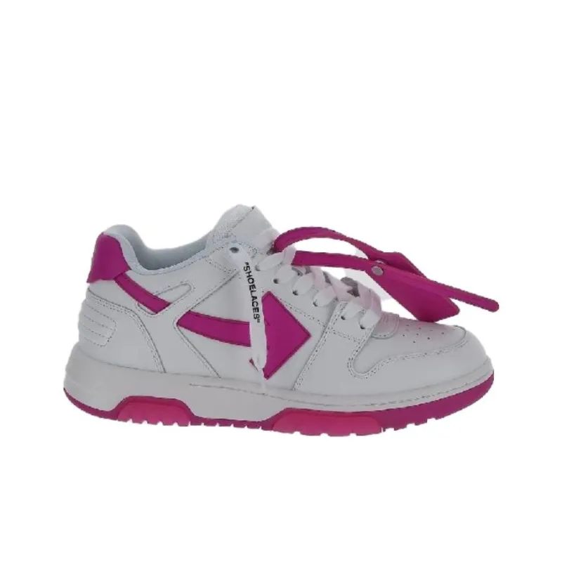 OFF WHITE Out Of Office Calf Leather 'White Purple' Women's-1