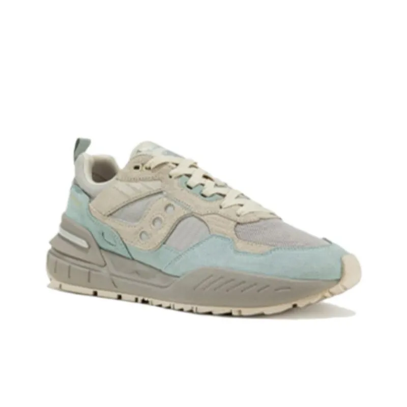 Saucony Shadow 5000 Cushioning Anti Slip And Wear Resistant Low Top Athletic Shoes Unisex Gray Blue Brown-2