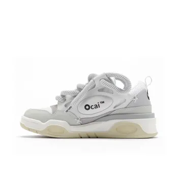 Ocai 001 RETRO Thermal Low Top Skateboard Shoes Unisex Vintage White