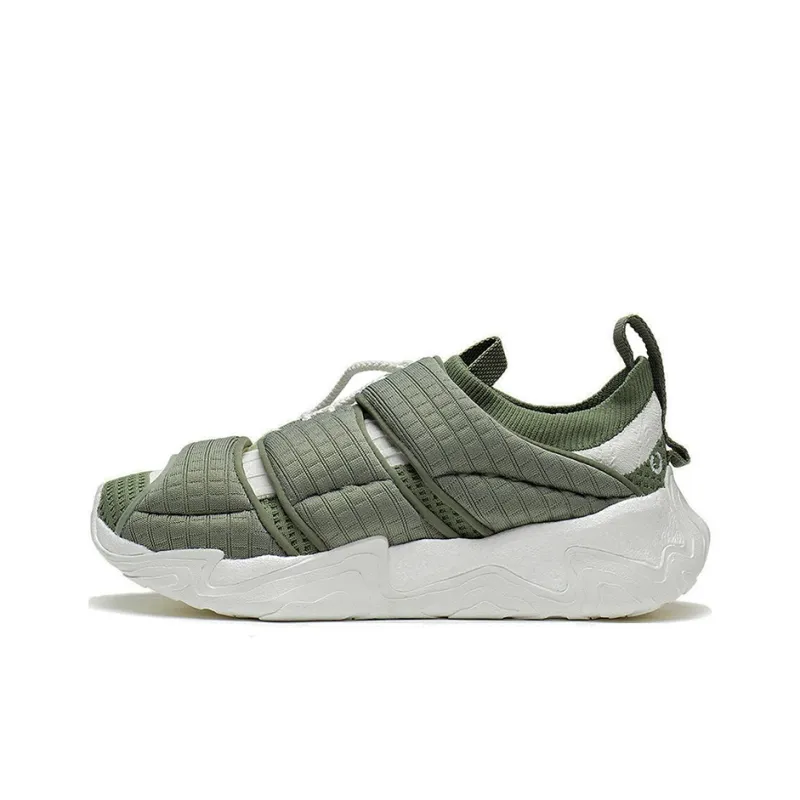 KUNG FU x LiNing Jackie Chan Cushioning Anti-Slip And Wear-Resistant Rebound Low-Top Casual Shoes Men's Green White-0