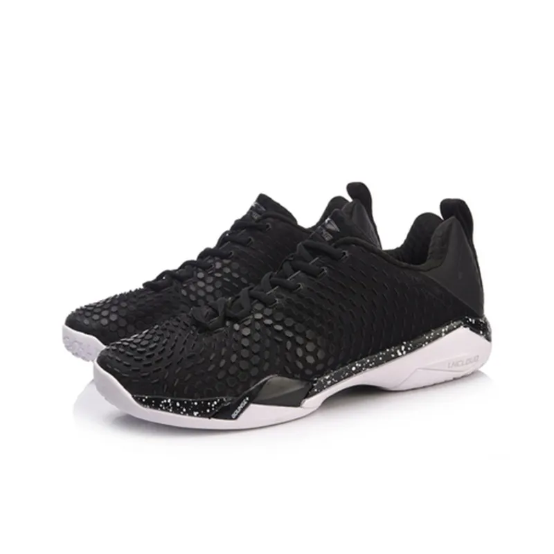 LiNing Frontier Shadow Pro2.0 Shock Absorbers Rebound Low Top Badminton Shoes Unisex Black-2