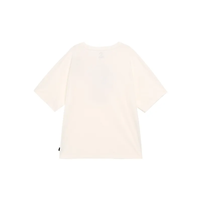 Anta Sports Life Collection Regular T Shirt Women's Ivory White-1