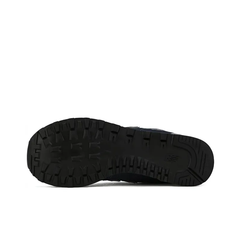 New Balance NB 574 Anti Slip Wear Resistant Low Top Running Shoes Unisex Black Pink 2E Width-3