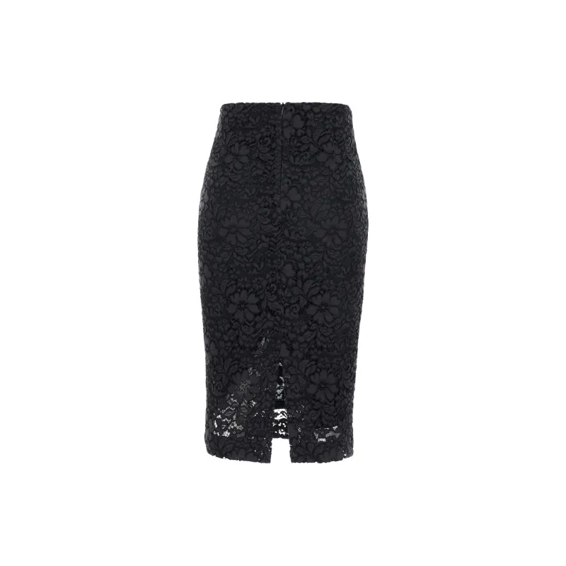 BE PLAIN Casual Long Skirt Women's Black-1