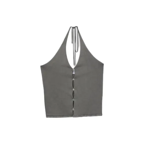 GIMAGUAS Tank Tops Women's Gray