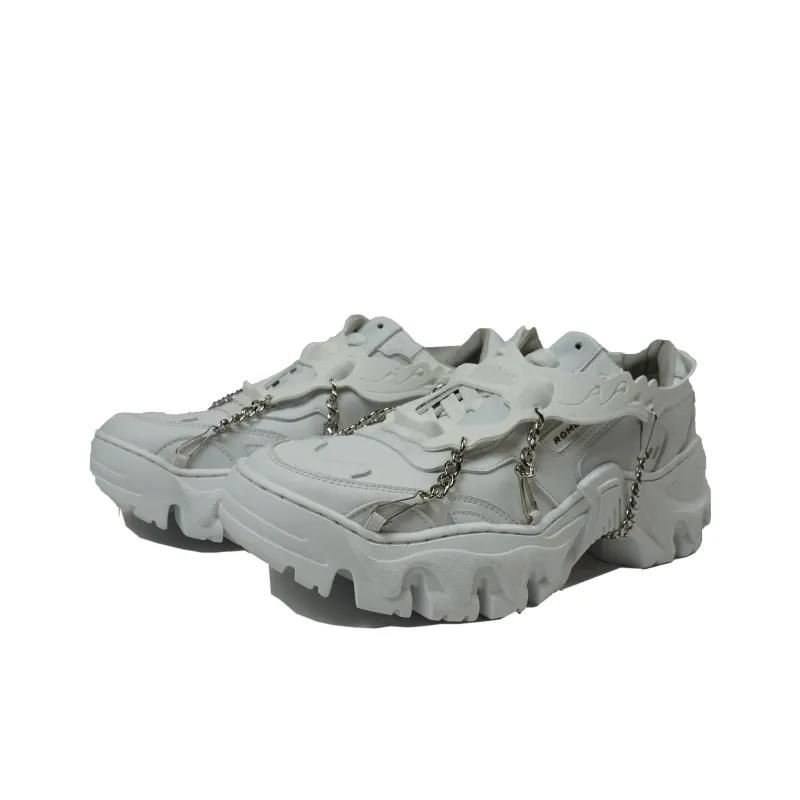 ROMBAUT Boccaccio Low-Top Sports Casual Shoes Unisex White-1