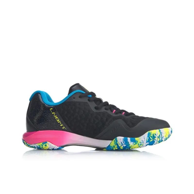 LiNing Raid Cushioning Support Low Top Badminton Shoes Women's Standard Black-1