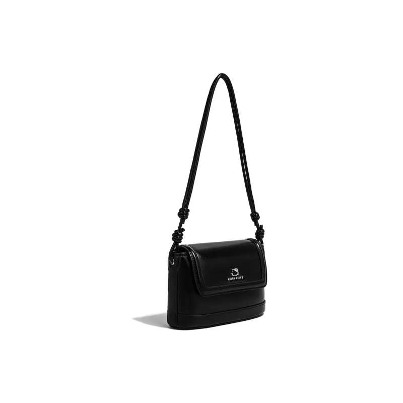 MESUCA Kitty Series PU With Synthetic Leather Crossbody Bag Small Size Women's Black/White/Ecru-10