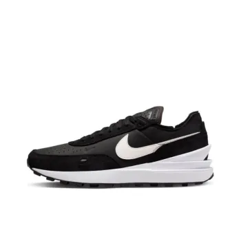Nike Waffle One Leather Black White