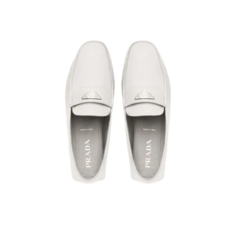 PRADA Saffiano Men's Casual Shoes Men's White-2