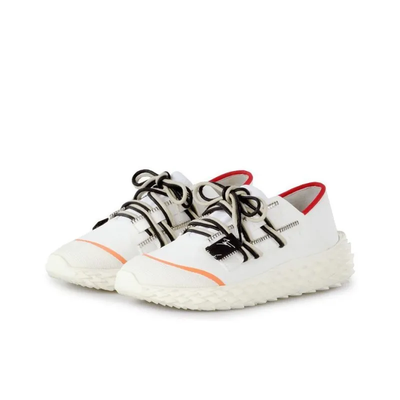 Giuseppe Zanotti/GZ Urchin Wear Resistant Low Top Casual Shoes Men's White-4