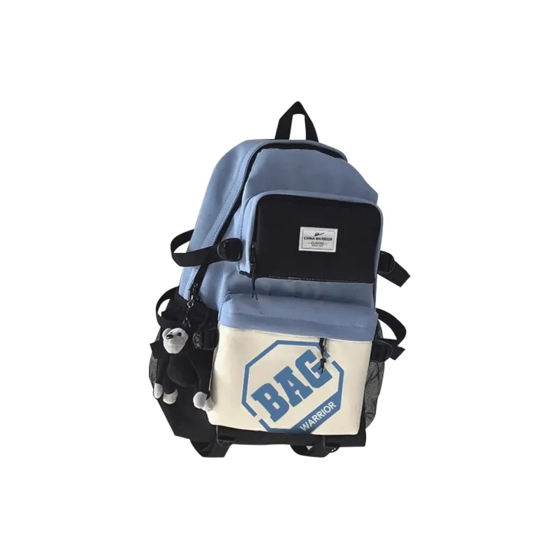 Warrior Nylon Backpack Regular Unisex Black-11