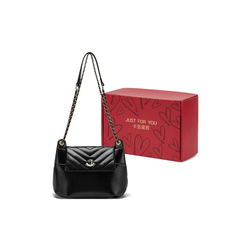 CORALDAISY Synthetic Leather Shoulder Bag Crossbody Bag Women's Black-6