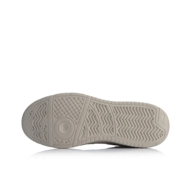 LiNing Wave Superwave Hi Lightweight Mid Top Skateboard Shoes Women's Gray White-4