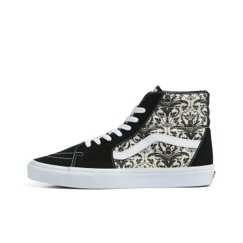 Vans Sk8 Hi Skull Tapestry Shoes 'Black White' Women's