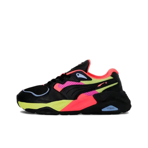 PUMA Mirage Cushioning Anti-Slip And Wear-Resistant Low-Top Sports Casual Shoes Women's Black