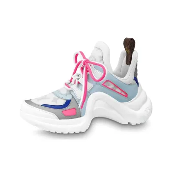 LOUIS VUITTON Lv Archlight Sports Shoes Pink/White/Blue Women's