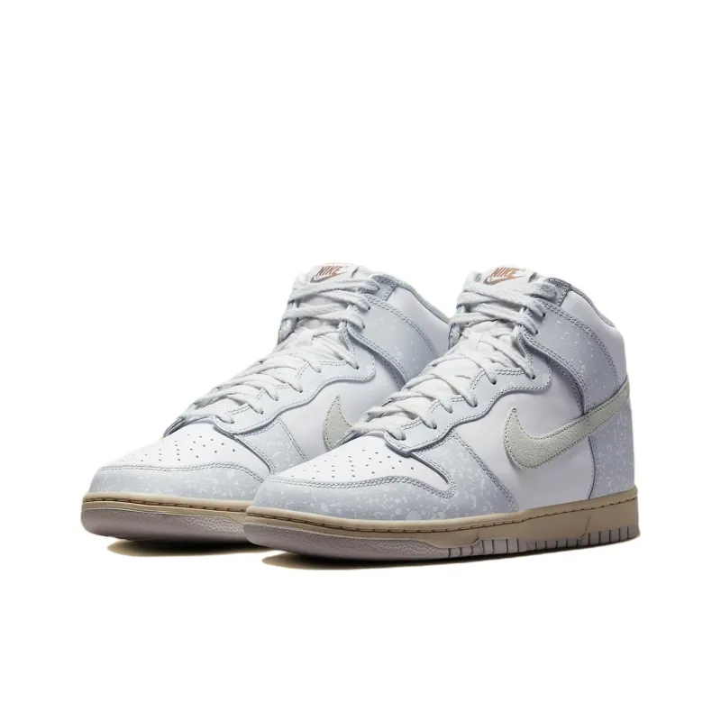 Nike Dunk High Spray Paint White Pure Platinum-2
