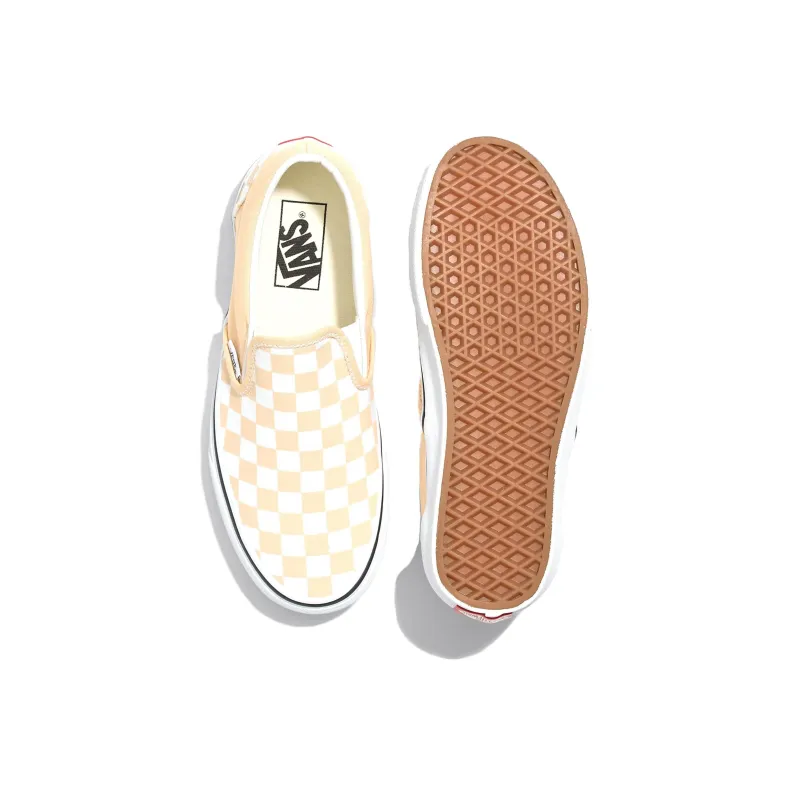 Slip On Classic Vans 'Color Theory Checkerboard Honey Peach'-3