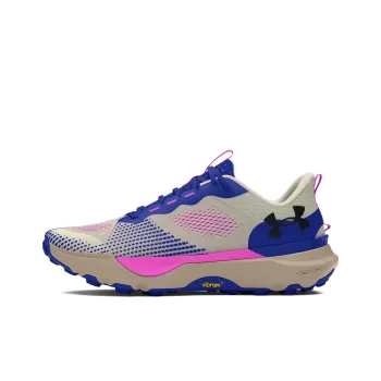 Under Armour Infinite Pro Anti Slip Wear Resistant Low Top Casual Running Shoes Unisex Brown Blue