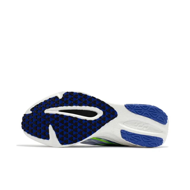361° Speed ​​2 Pro Cushioning, Slip Resistant, Lightweight Low Top Long Distance Running Shoes Unisex White Blue-4