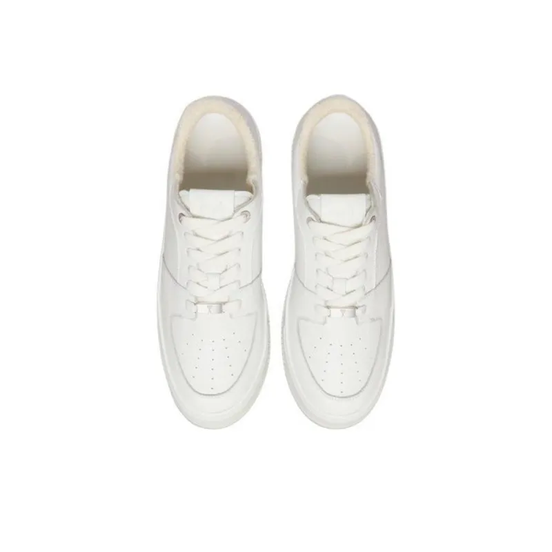 AMIPARIS Low Top Skateboard Shoes Unisex White-4