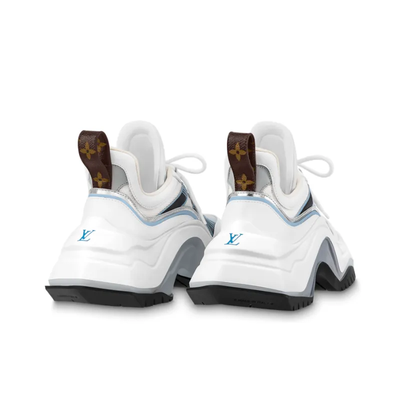 LOUIS VUITTON Archlight 2.0 Platform Sneakers 'White Blue Grey' Women's-4