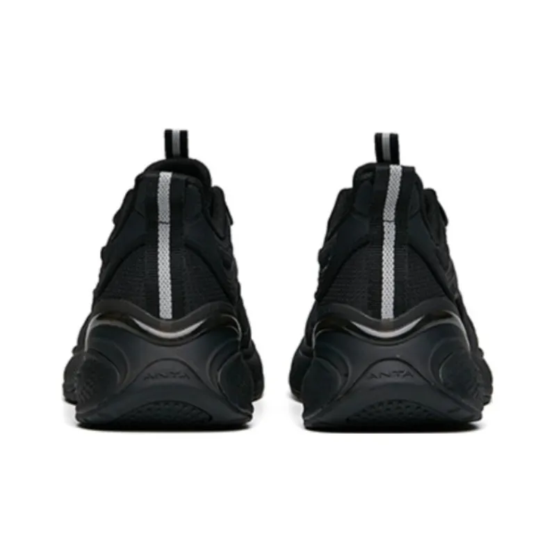 Anta C37 2.0 FW Cushioning Wear Resistant Low Top Running Shoes Women's Black-4