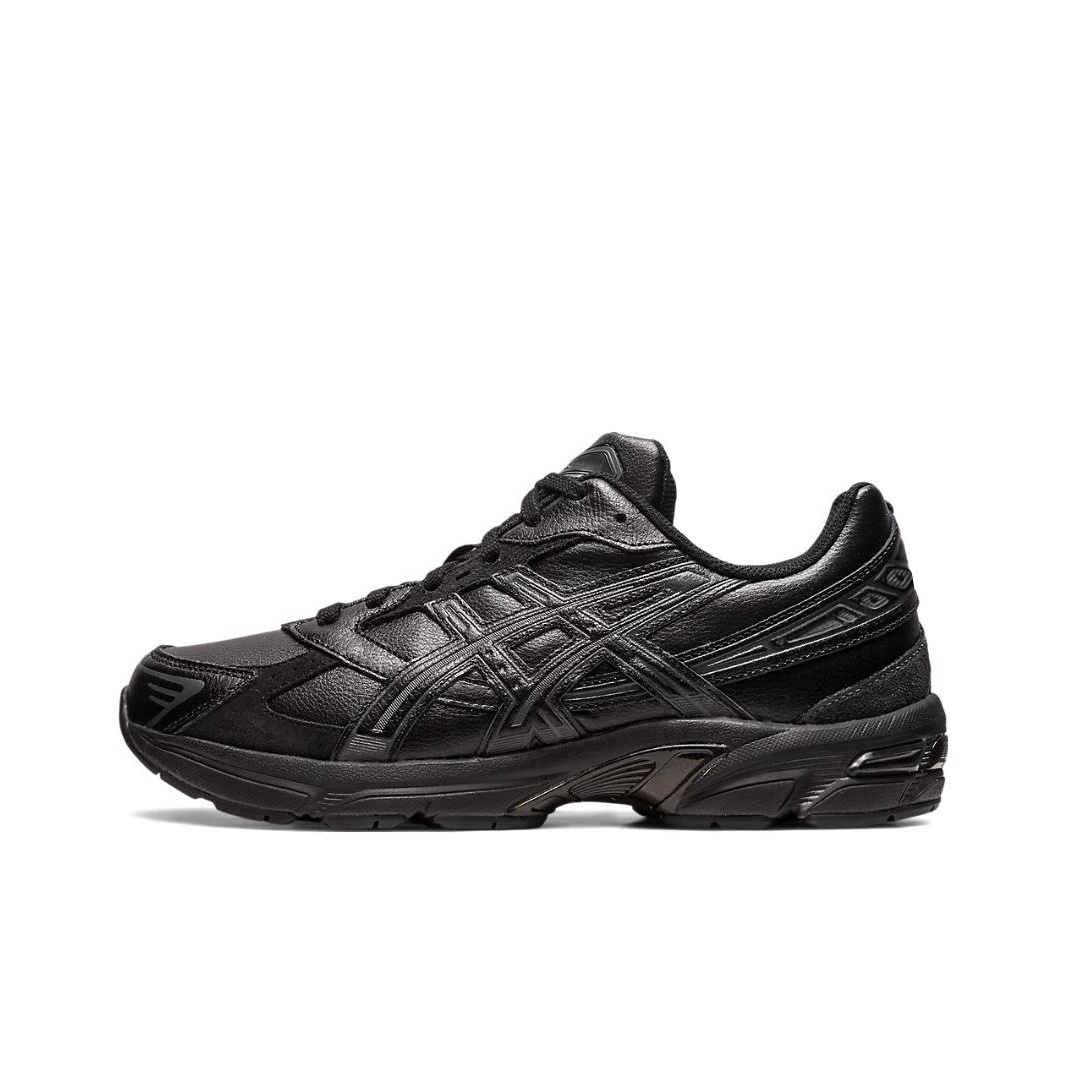 Asics Gel 1130 Leather Black Dark Grey US M 9.5