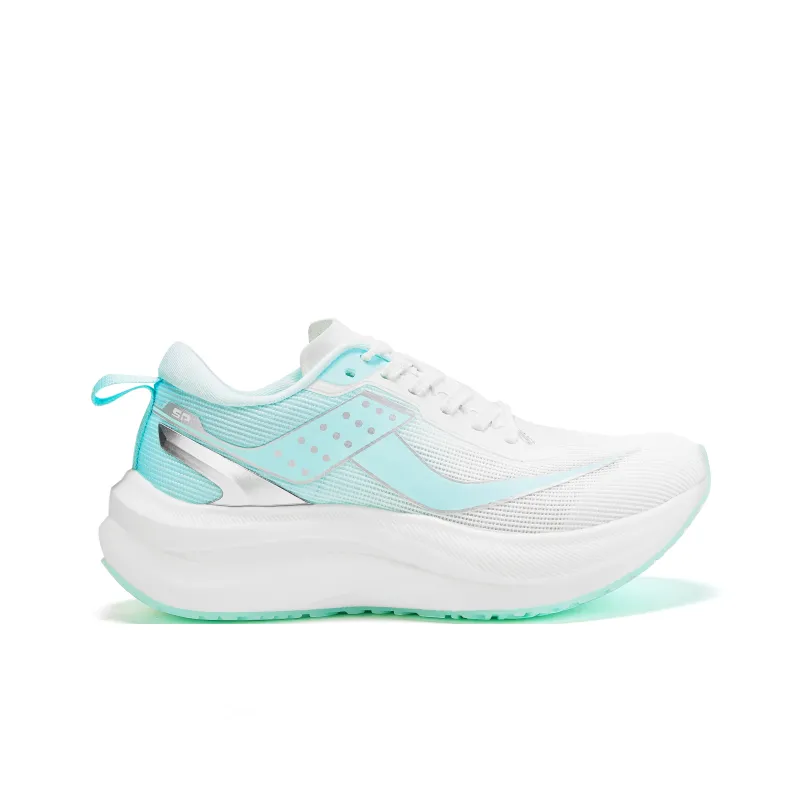 WEIMING Low Top Running Shoes Unisex White Jade Blue-2