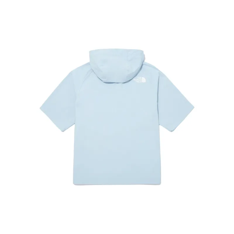THE NORTH FACE ICE RUN S/S HOOD ANORAK Jackets & Coats Unisex Light Blue-1
