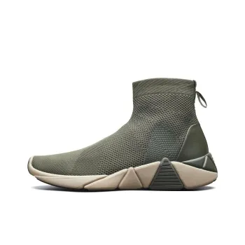 Skechers MARK NASON A-Line Wear-Resistant Slip-Resistant High-Top Sports Casual Shoes Olive Green