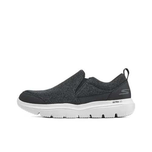 Skechers Go Walk Evolution Ultra Casual Shoes Men Low-Top Gray/Black