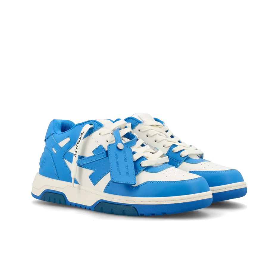 OFF-WHITE Out of Office Ooo Low Tops White Blue FW22 - POIZON