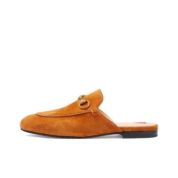 GUCCI Princetown Stylish Sandals Women's Brown