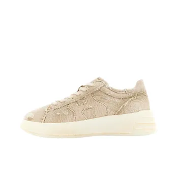 HOGAN Rebel Wear-Resistant Low-Top Sports Casual Shoes Women's Beige
