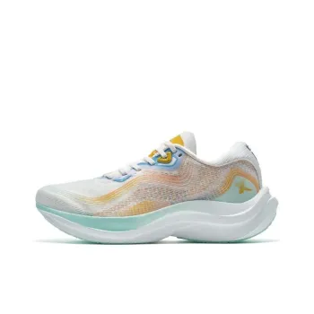 XTEP 260 2.0 Cushioning Anti Slip And Wear Resistant Low Top Running Shoes Women's White Orange